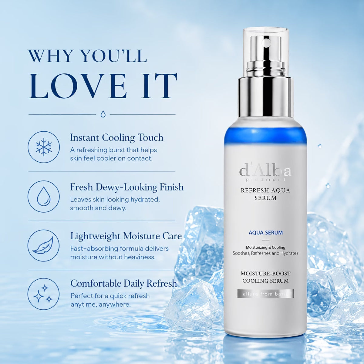 D’Alba Refresh Aqua Serum Face Mist