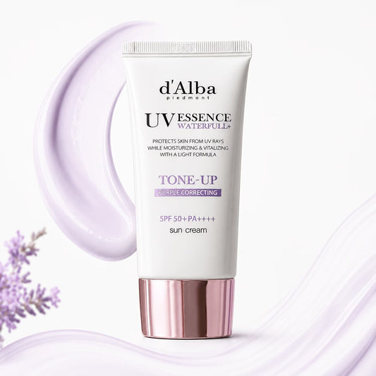 D’Alba Purple Tone-Up Sun Cream SPF50+ PA++++