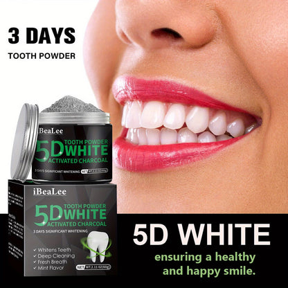 Black Charcoal Teeth Whitening Powder (2.11 oz)